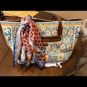Brighton Adelina Scarf Tote